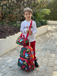 Mochila Escolar Dino Skate